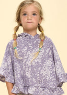 Girl's Nova Floral Print Ruffle Tunic