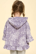 Girl's Nova Floral Print Ruffle Tunic