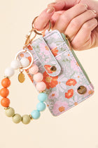 Keychain Wallet-Bouquet Beauty Sage
