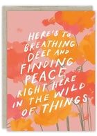 Wild of Things - Friendship Card