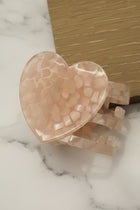 Heart Shaped Claw Clip - 3 Colors