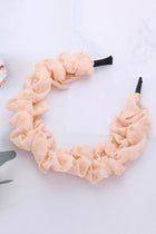 Flower Pattern Scrunchie Headband - 4 Colors