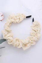 Flower Pattern Scrunchie Headband - 4 Colors