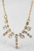 Chain Link Crystal Necklace