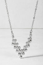 Crystal V Pendant Necklace - 2 Colors