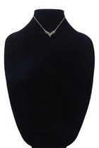Crystal V Pendant Necklace - 2 Colors