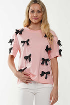 Ribbon Tee - Pink