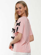 Ribbon Tee - Pink