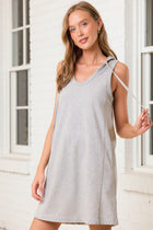 Sleeveless Hoodie Dress