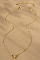 Delicate Bow Necklace - 2 Colors