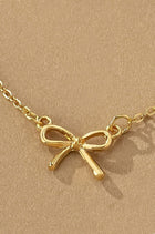 Delicate Bow Necklace - 2 Colors