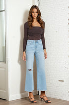 Rory Distressed Wide Leg