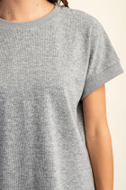 Soft Knit Short Sleeve Top