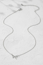 Delicate Bow Necklace - 2 Colors