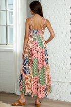 Mixed Boho Print Dress