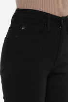 Courtney Slim Straight Jeans - Black