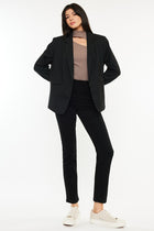 Courtney Slim Straight Jeans - Black