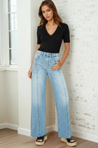 Tania Wide Leg Jeans with Seam