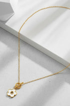 Flower Toggle Necklace