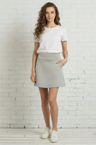 Modal Skort - Heather Grey
