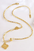 Clover Heart Necklace