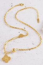 Clover Heart Necklace