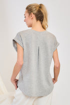 Modal Soft Tee - Heather Grey