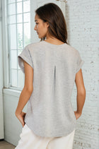 Modal Soft Tee - Heather Grey