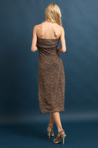 Mesh Tube Dress - Leopard Print