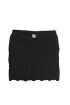 Lace Textured Tube Top - Black