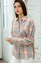 Faded Plaid Button Down