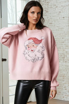 Santa Embroidery Sweater