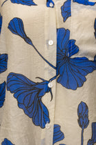 Floral Print Button Down Blouse