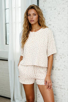 Henley Knit Top - Floral