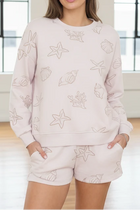 Knit Shorts - Sea Motif