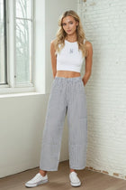 Wide Leg Striped Pants