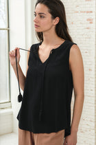 Tassel Detail Sleeveless Top