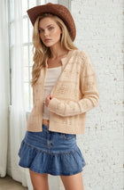Textured Knit Cardigan