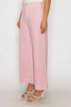 Madysen Ultra High Rise Crop Wide Leg Jeans