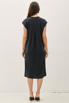 Modal Cap Sleeve Midi Dress