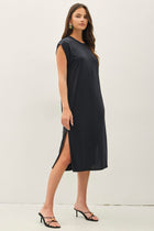 Modal Cap Sleeve Midi Dress