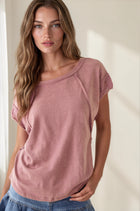 Lace Detail Short Sleeve Top