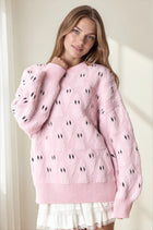 Cozy Ghost Knit Sweater