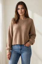 Ribbed Long Sleeve Sweater