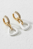Acrylic Triangle Dangle Hoops