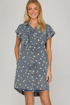 Daisy Denim Button Down Dress