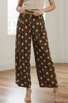 Wide Leg Polka Dot Pants