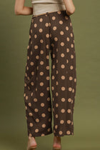 Wide Leg Polka Dot Pants