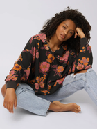 Oversized Floral Printed Hoodie