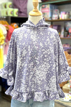 Girl's Nova Floral Print Ruffle Tunic